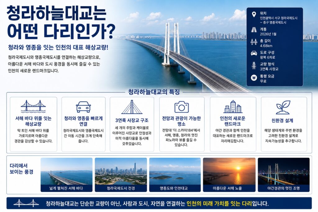 청라하늘대교는 어떤 다리인가
