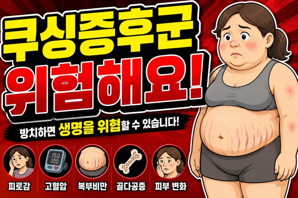 쿠싱증후군 대표 증상과 위험성