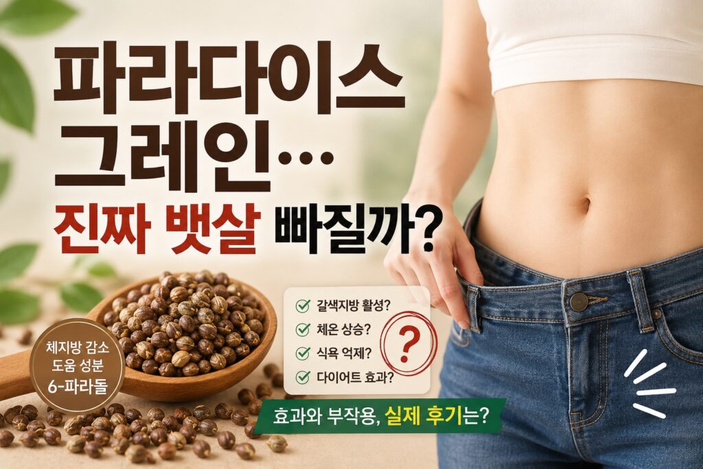 파라다이스 그레인은 어떤 원료일까