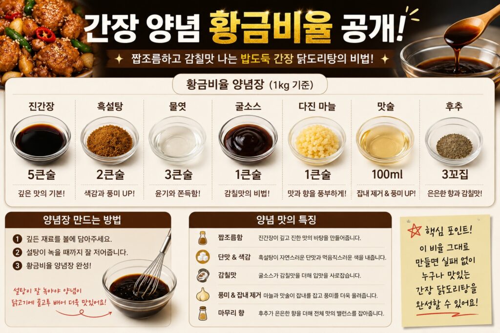황금비율 양념장