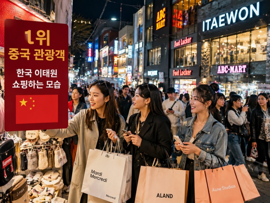 1위 중국 관광객