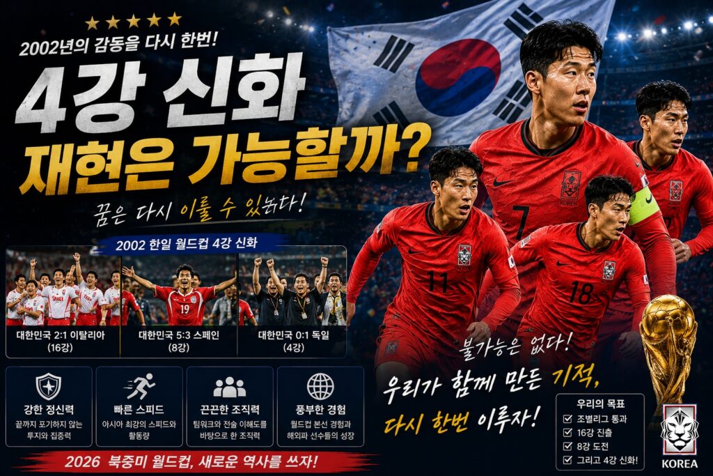 4강 신화 재현은 가능할까