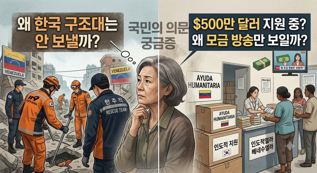 TV에서는 해외 모금을 자주 보는데 왜 이런 의문이 생길까?
