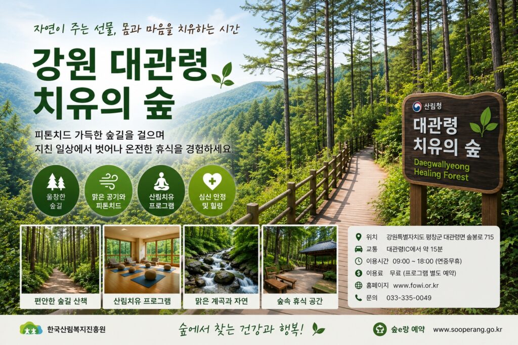 강원 대관령 치유의 숲