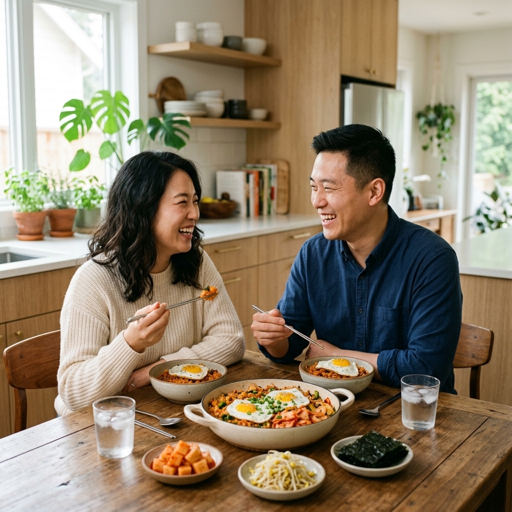 김치삼겹살 덮밥