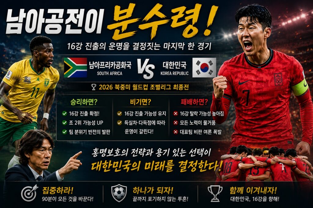 남아공전이 분수령