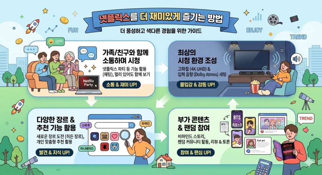 넷플릭스를 더 재미있게 즐기는 방법