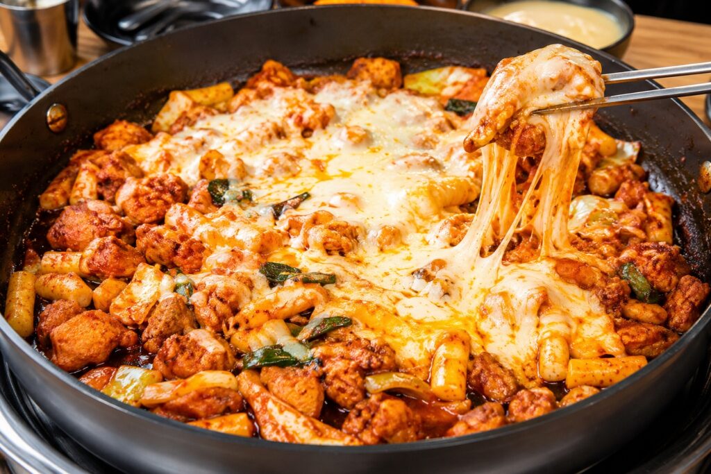대표 메뉴 치즈 닭갈비의 매력