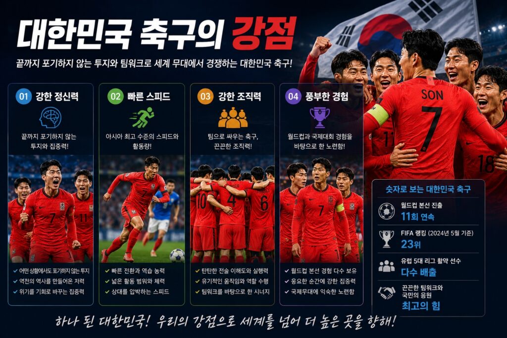 대한민국 축구의 강점
