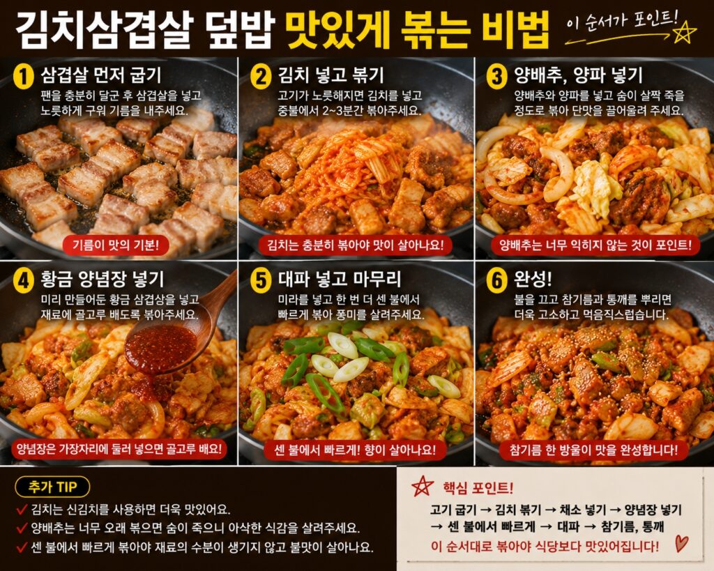 맛있게 볶는 비법