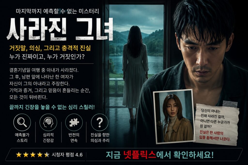 사라진 그녀 – 마지막까지 예측할 수 없는 미스터리