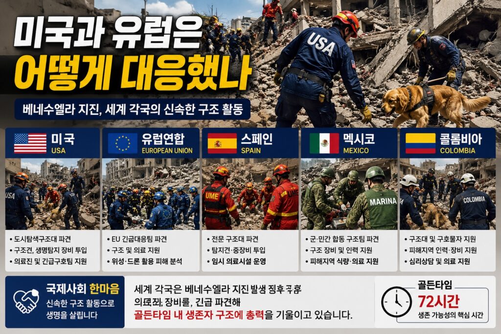 미국과 유럽은 어떻게 대응했나