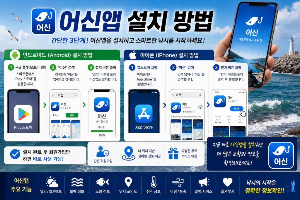  어신앱 설치 방법