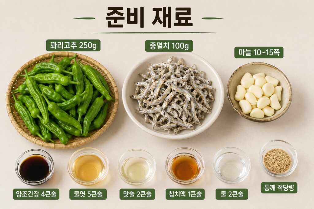 준비 재료