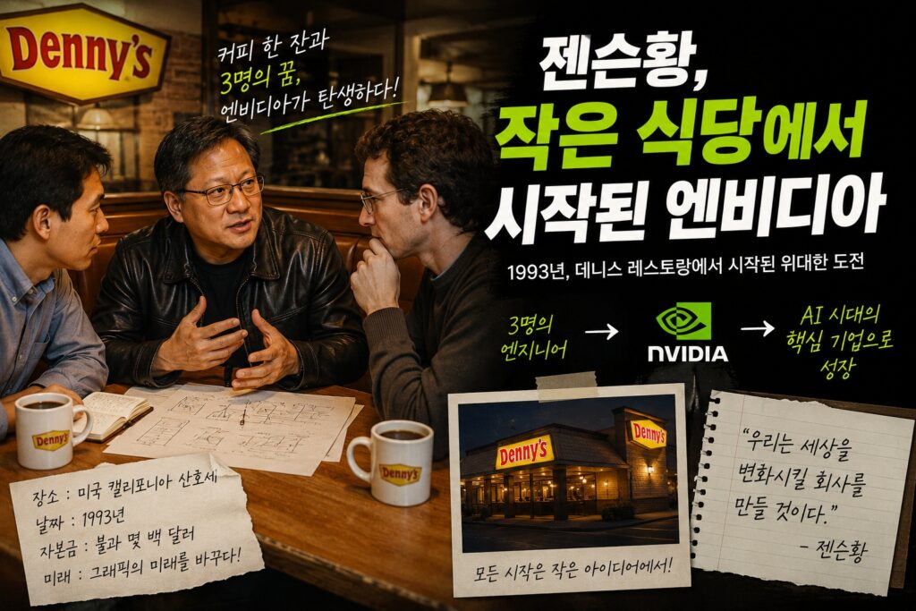 작은 식당에서 시작된 엔비디아