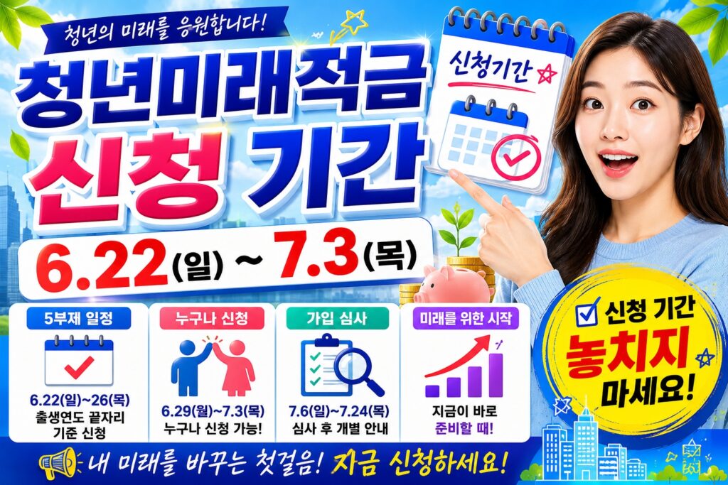 청년미래적금 신청 기간