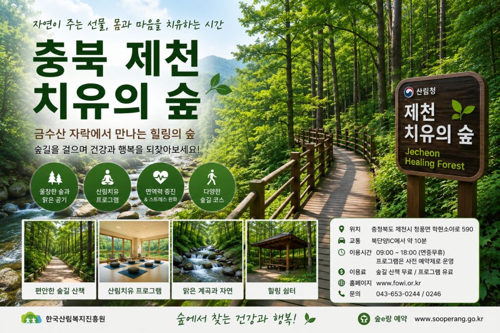 충북 제천 치유의 숲