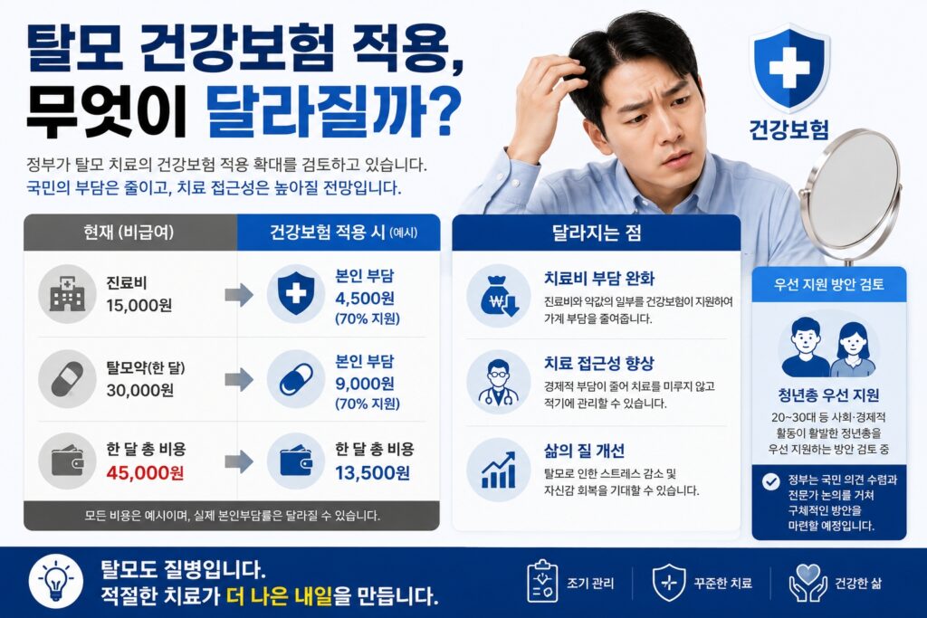 탈모 건강보험 적용