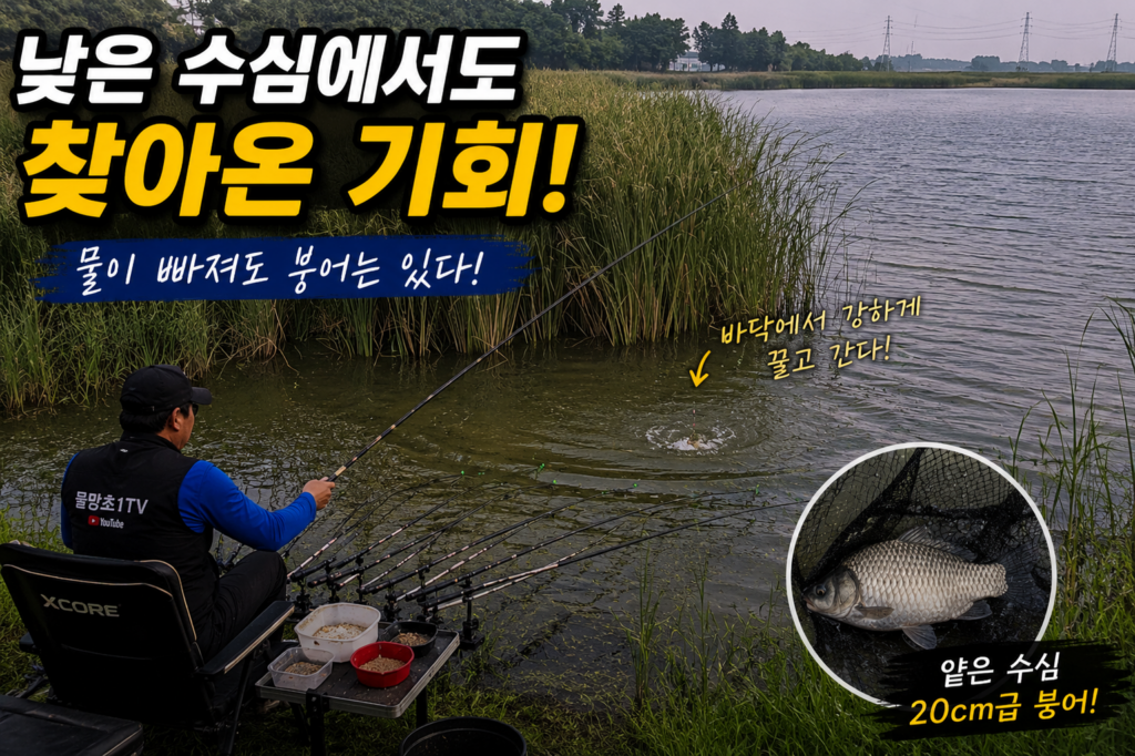 낮은 수심에서도 찾아온 기회