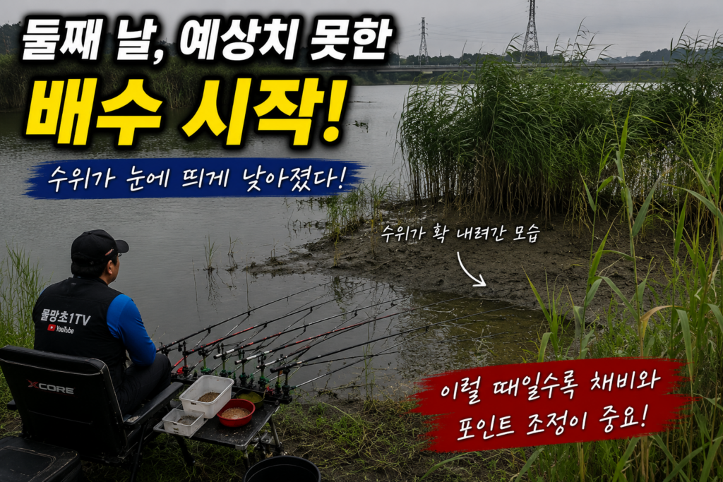 둘째 날, 예상치 못한 배수