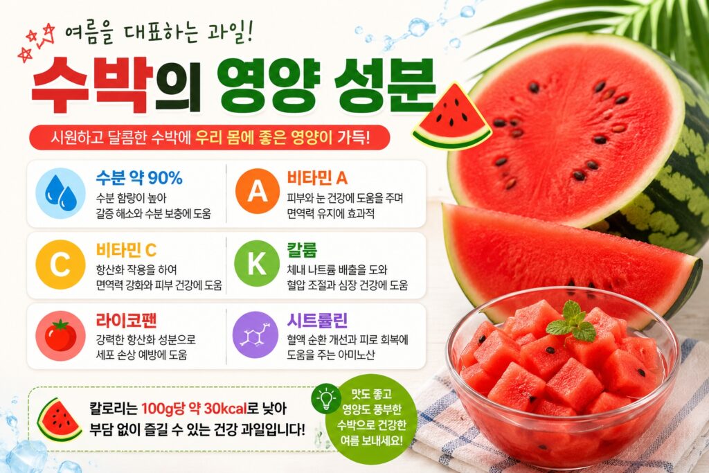 수박의 영양 성분