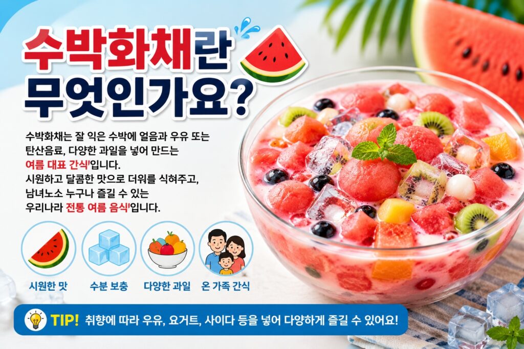 수박화채란 무엇인가요