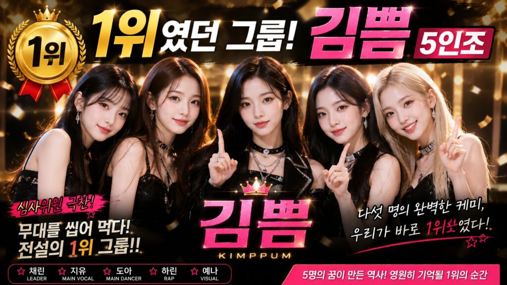 처음부터 1위였던 그룹은 아니었다
