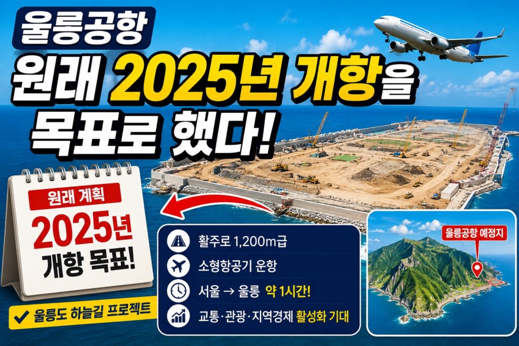 2025년 개항을 목표