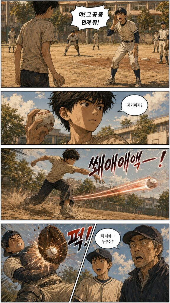 놀란 얼굴과 함께 명확하게 표현