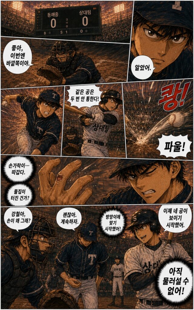 손가락이 따갑다 