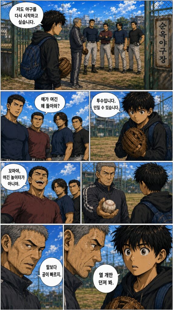 투수입니다.