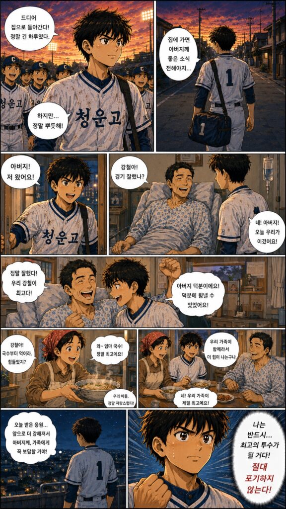 드디어 집으로 돌아 간다 