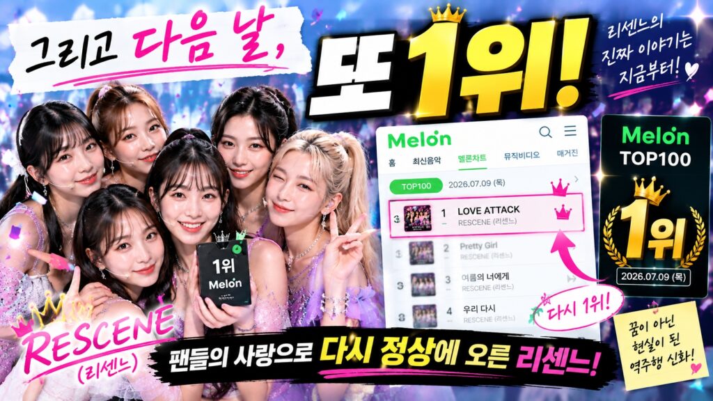 그리고 다음 날, 또 1위