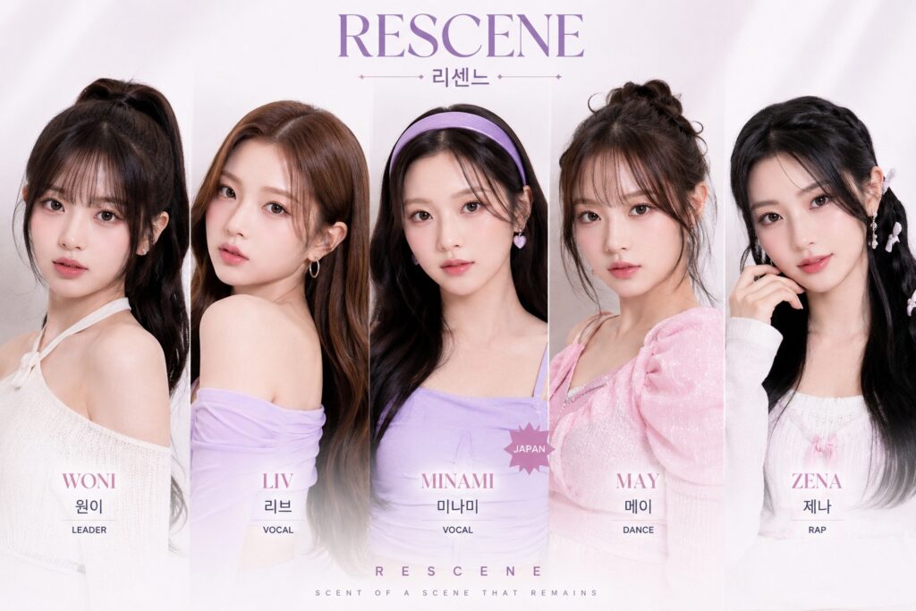 리센느(RESCENE) 5인조 걸그룹