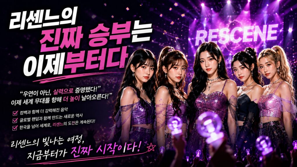 리센느의 진짜 승부는 이제부터다