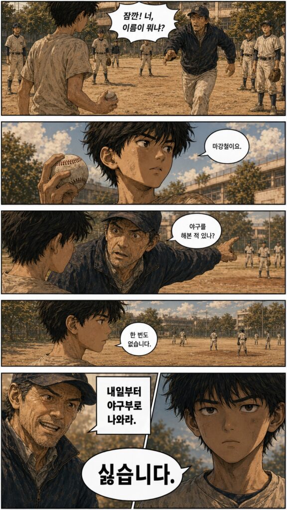 마강철과 감독 얼굴, 복장,
