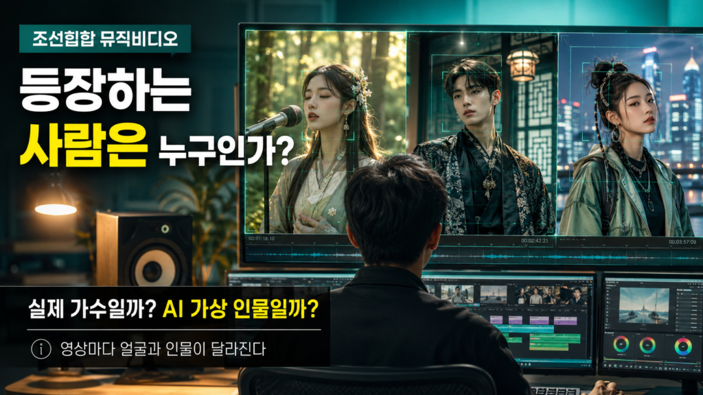 뮤직비디오에 등장하는 사람은 누구인가?