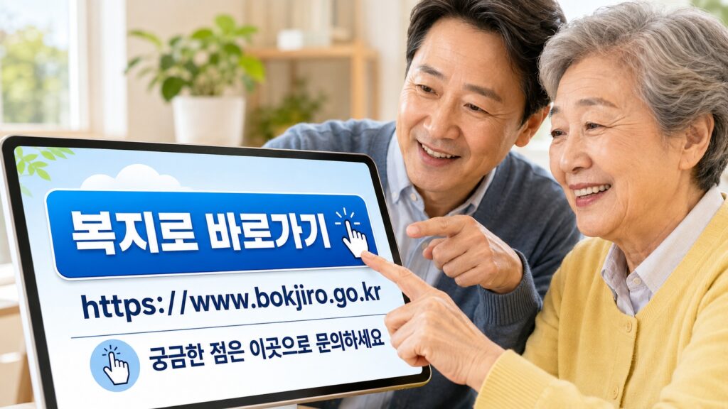 복지로에서 확인하는 방법