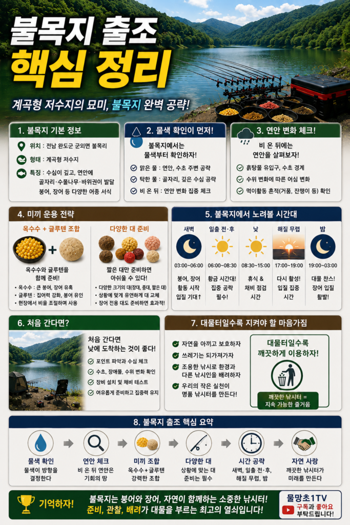 불목지 출조 핵심 정리