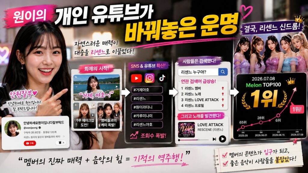 원이의 개인 유튜브가 바꿔놓은 운명