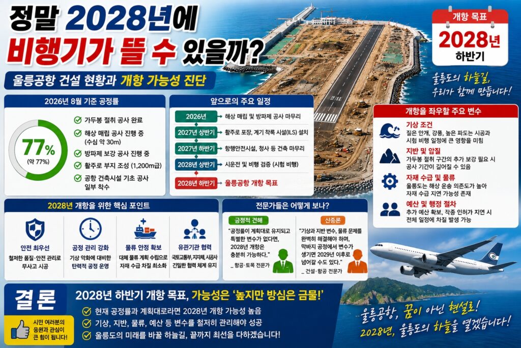 정말 2028년에 비행기가 뜰 수 있을까