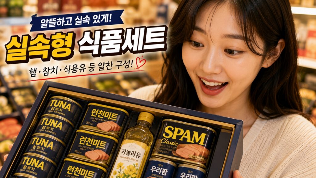 햄·참치·식용유 등 실속형 식품세트