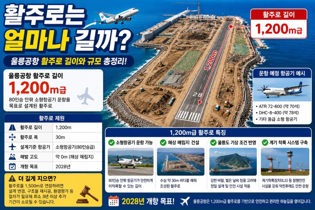 활주로는 얼마나 길까