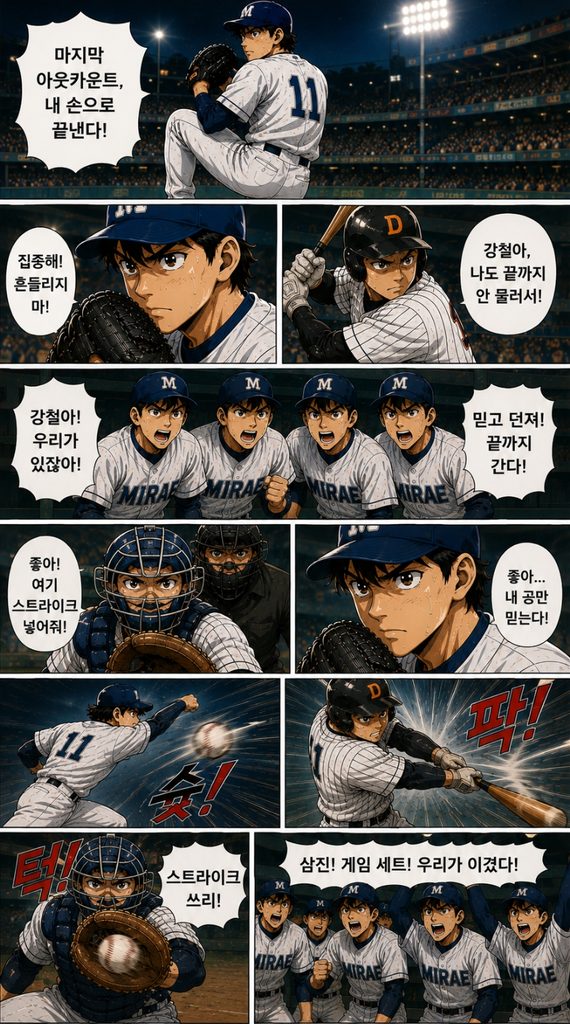 마지막 아웃 카운트