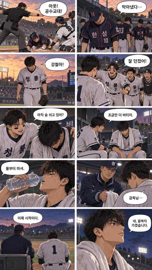 막아냈다
