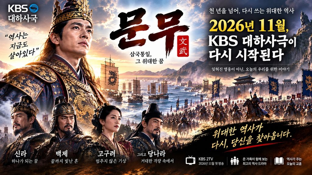 2026년 11월, KBS 대하사극