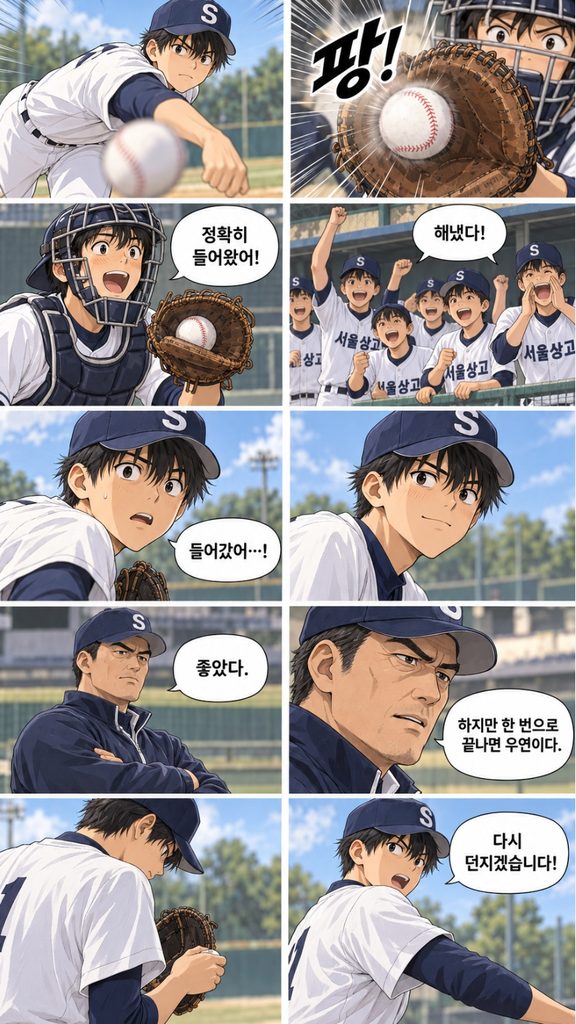 “다시 던지겠습니다!”