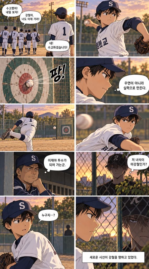 “새로운 시선이 강철을 향하고 있었다.”