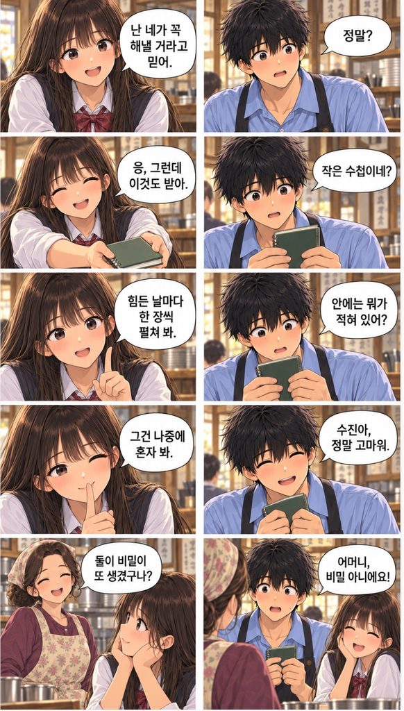 어머니 비밀 아니에요
