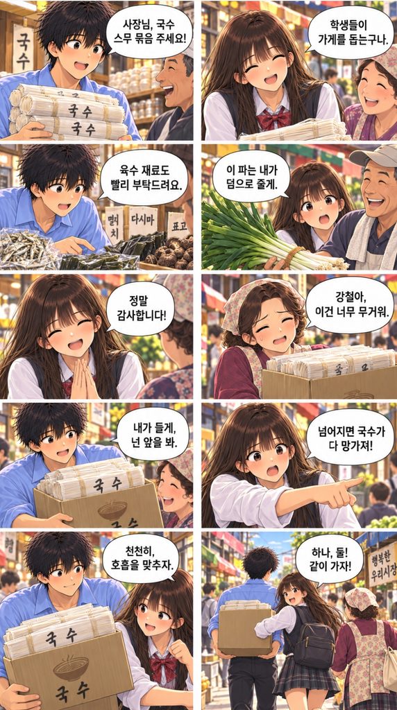 국숫집에 찾아온 뜻밖의 손님